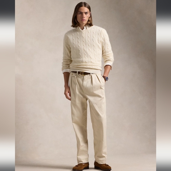 NWT The Iconic Cable-Knit Cashmere Sweater Polo Ralph Lauren - size XXL - Picture 2 of 9